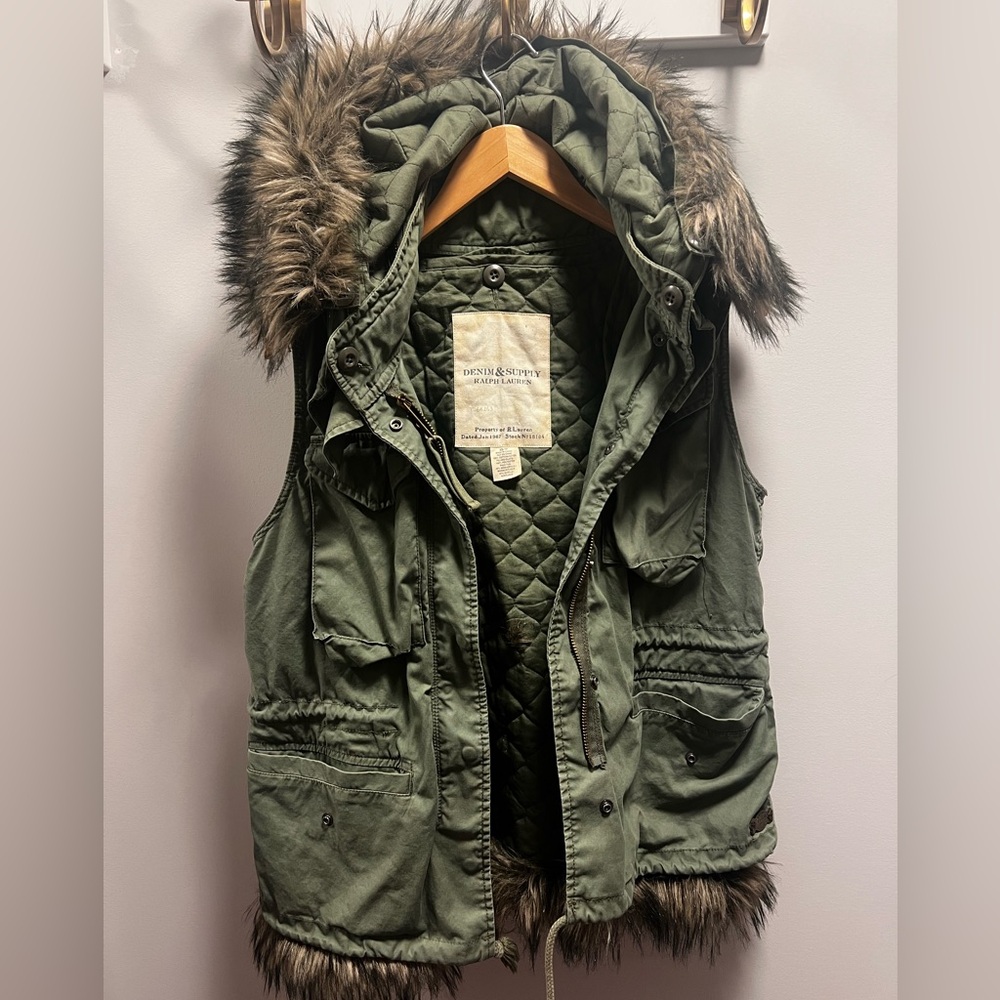 Ralph Lauren Denim & Supply hooded vest
